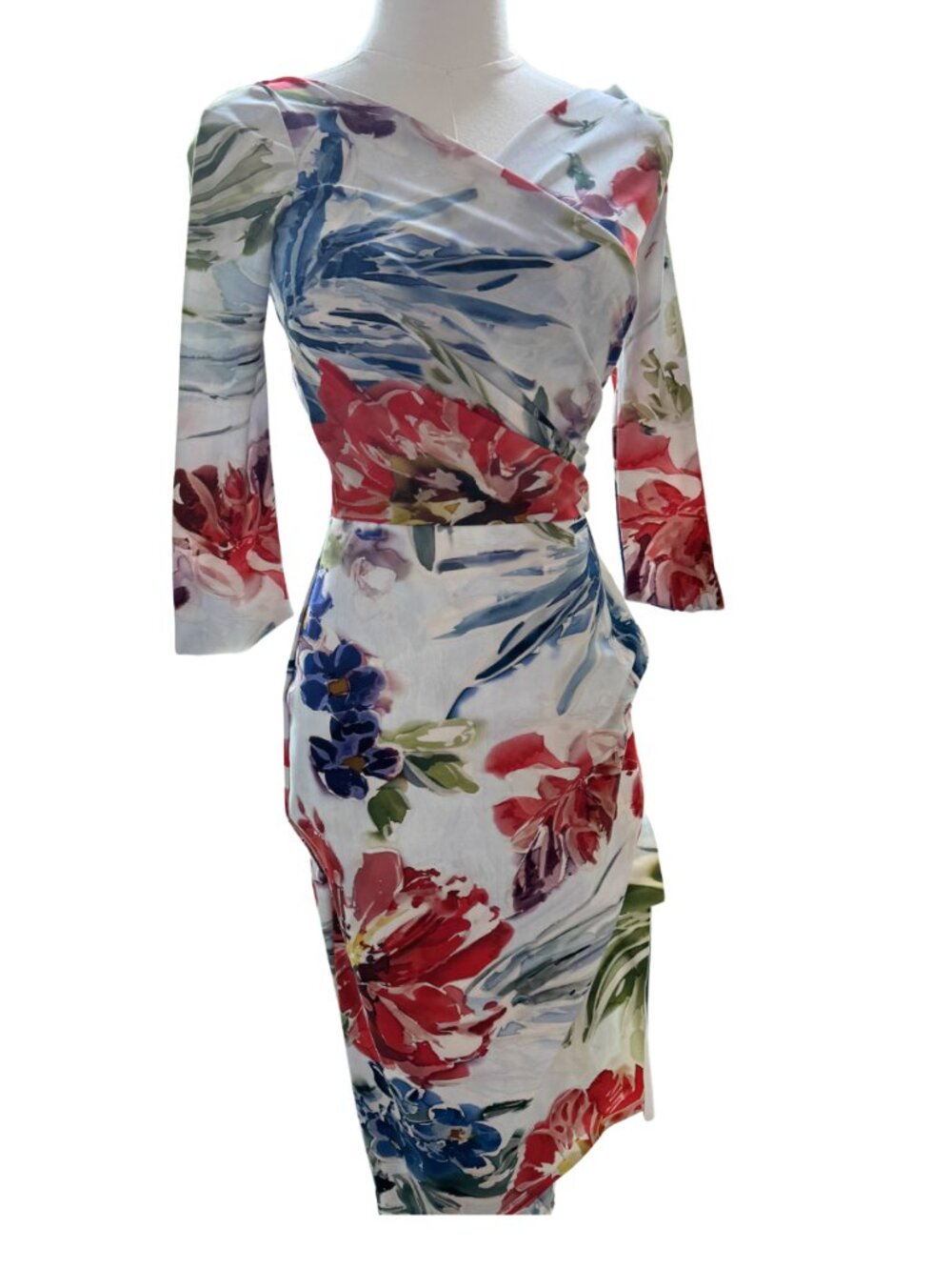 Chiara Boni La Petite Robe Florien Floral Dress Size 2 - Picture 2 of 7